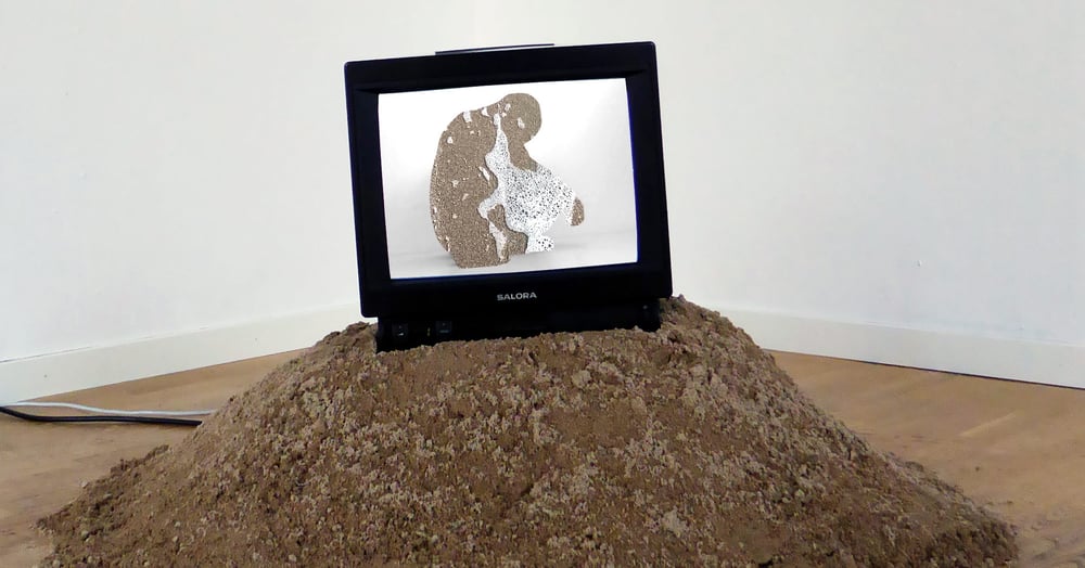 Konstverk Blanksliten av Jonas Gazell 