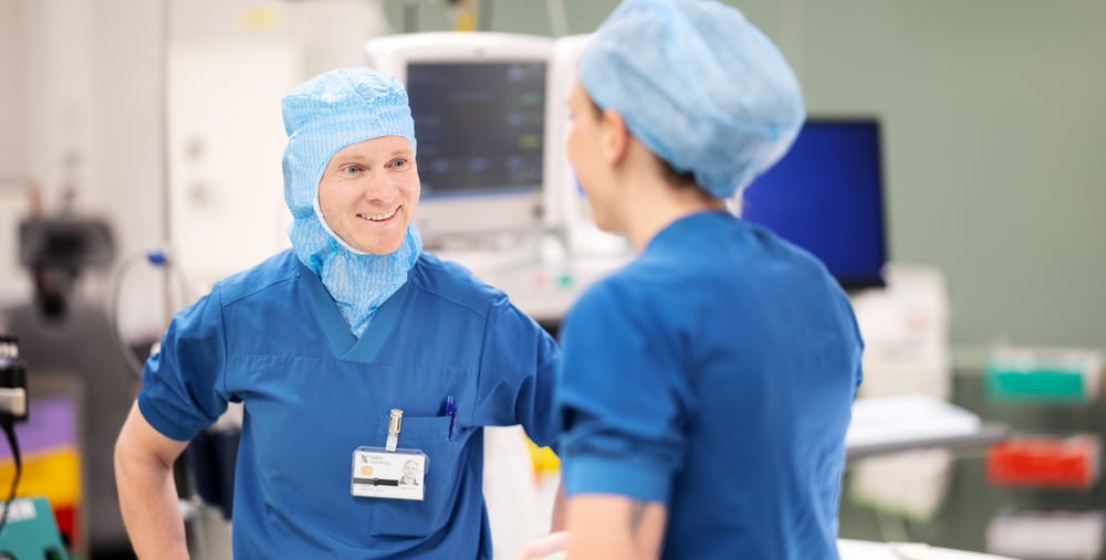 Stefan Olsson undersköterska, Anna Wästholt Operationssjuksköterska, Centraloperation Gävle