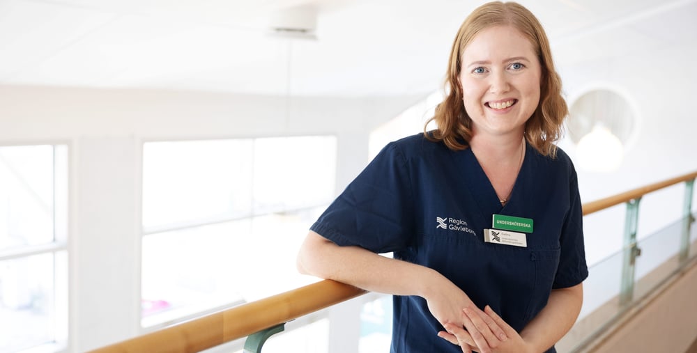 Evelina Eriksson, undersköterska Bollnäs sjukhus och ambassadör för Gävleborgskraften
