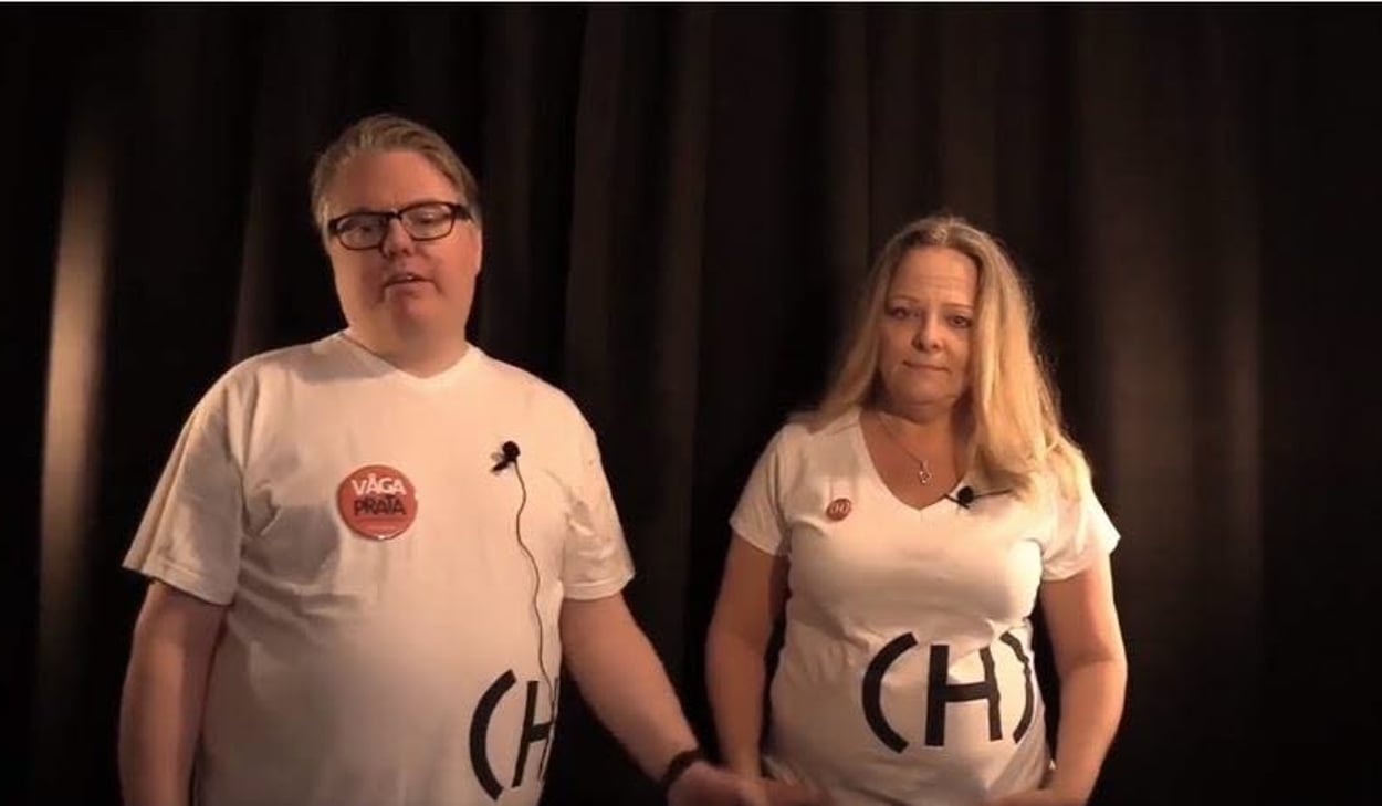 Lena och Stefan från Hjärnkoll Gävleborg