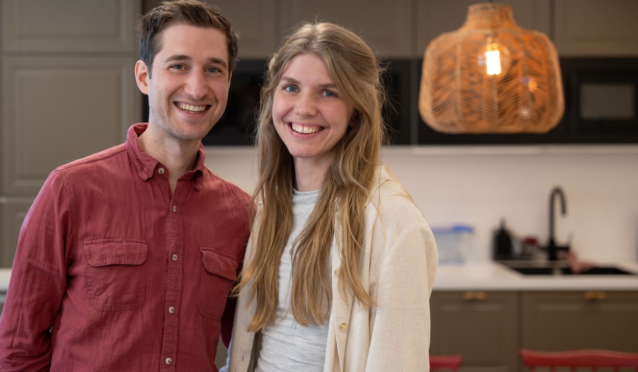 Adam Bolay och Therese Holmsten.