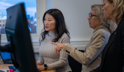 Anna-Karin Howell Lindberg, Susanne Åkerlind och Berit Pajala