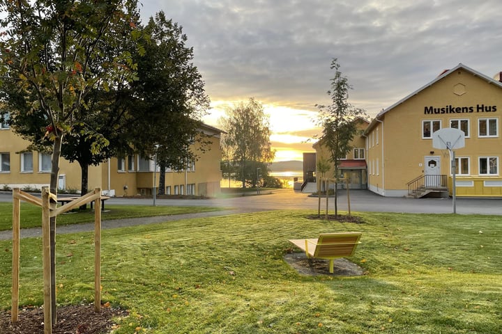 Naturbild vid Bollnäs folkhögskola