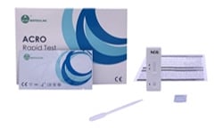 En l&aring;da med acro graviditetstest