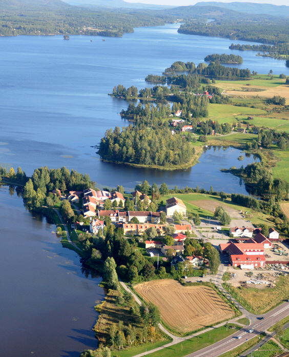 Bollnäs folkhögskola - Flygfoto