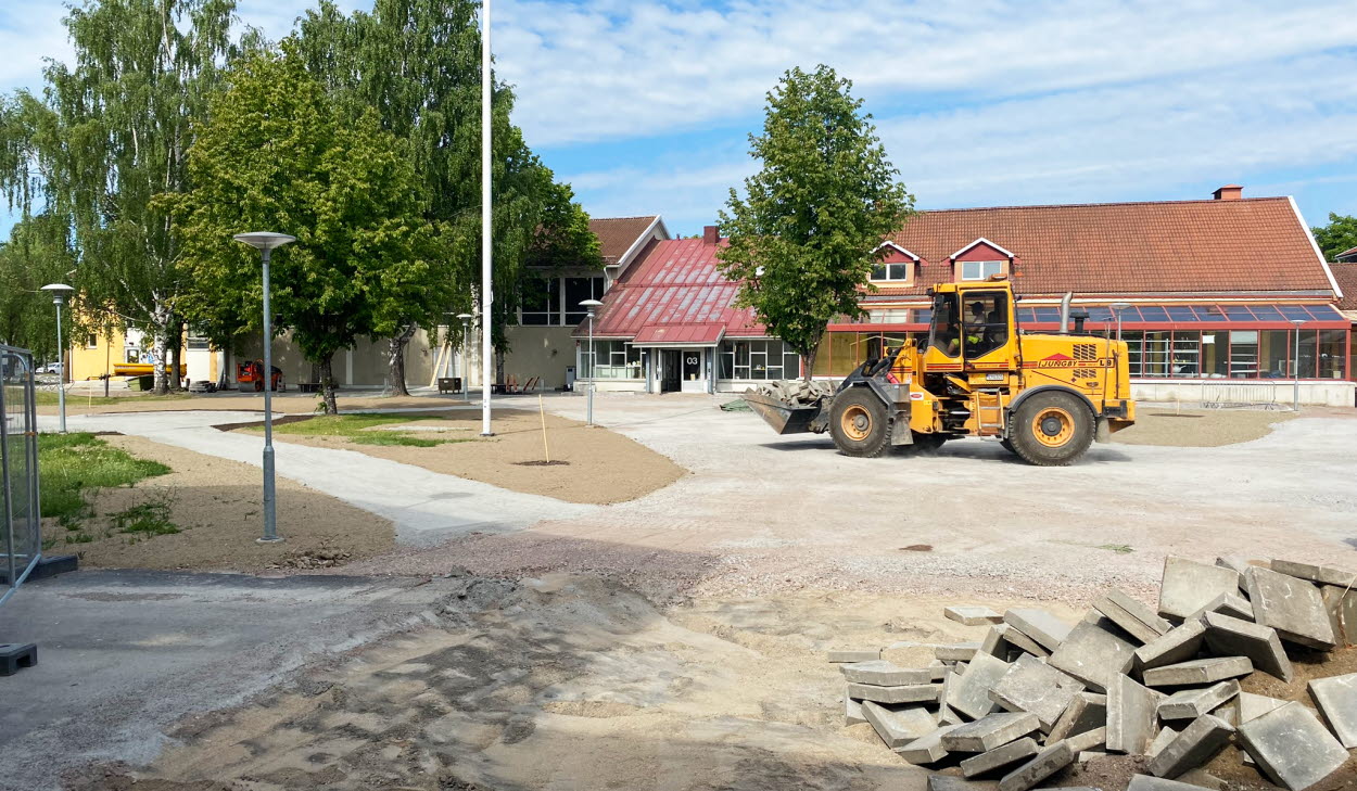 Exteriörbild på Bollnäs folkhögskola