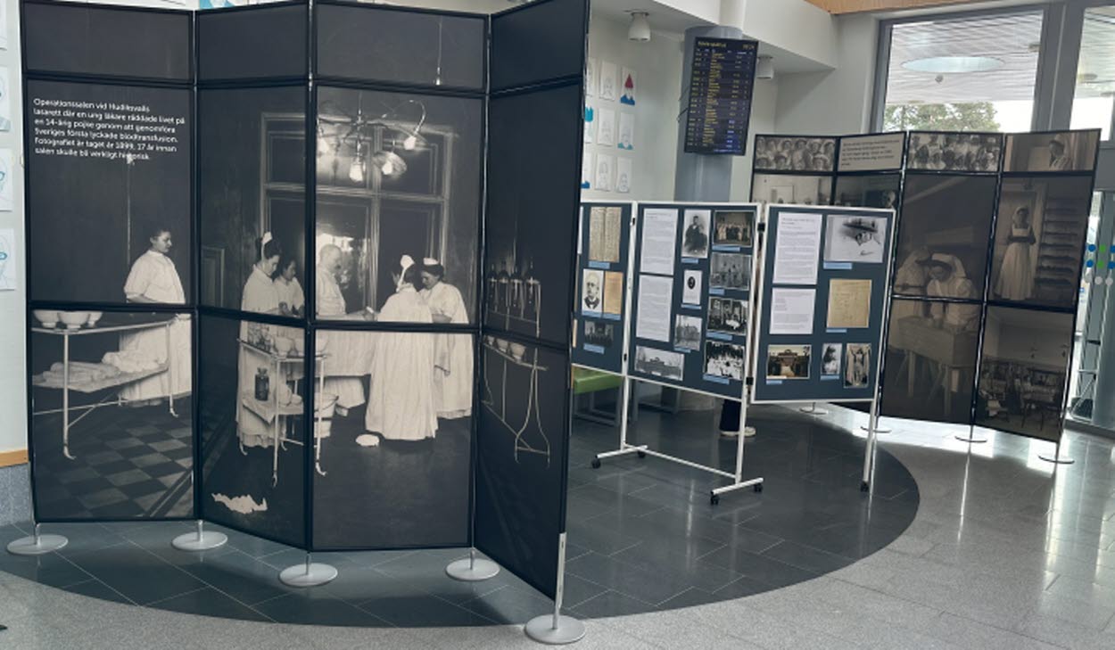 Regionarkivets historiska utställning, Gävle sjukhus
