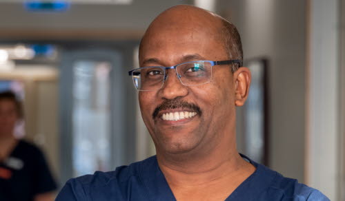 Mohamed Elghali, allmänspecialist, Valbo