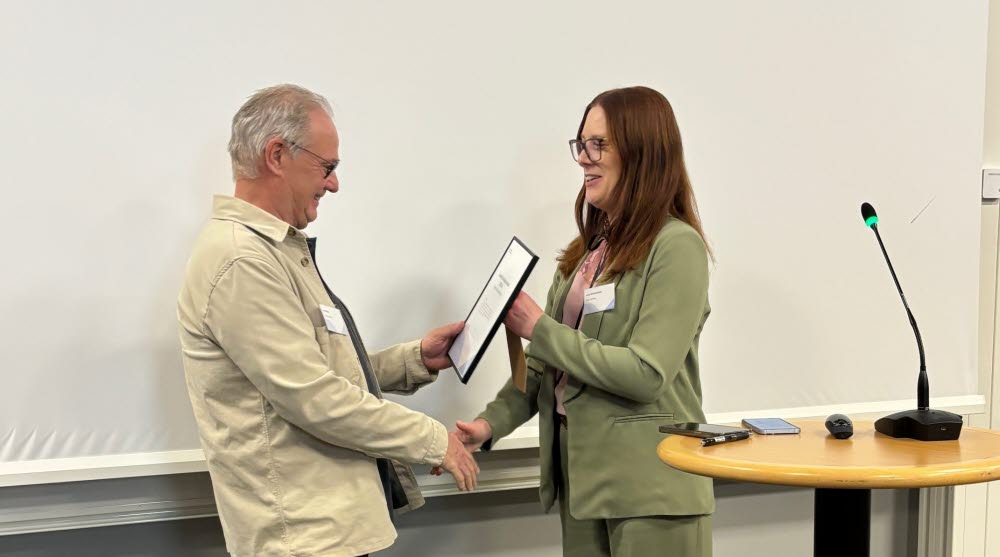 Prisutdelning till Hjärnkoll Gävleborg, pristagare av Länsfolkhälsopriset 2024