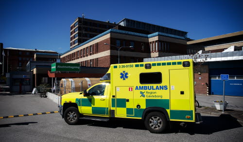 Ambulans vid Gävle sjukhus