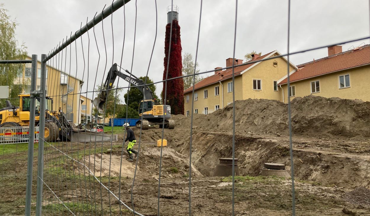 Exteriörbild på Bollnäs folkhögskola