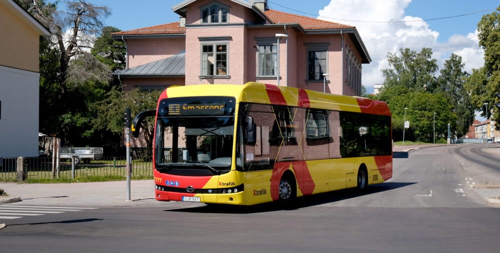 Elbuss i trafik