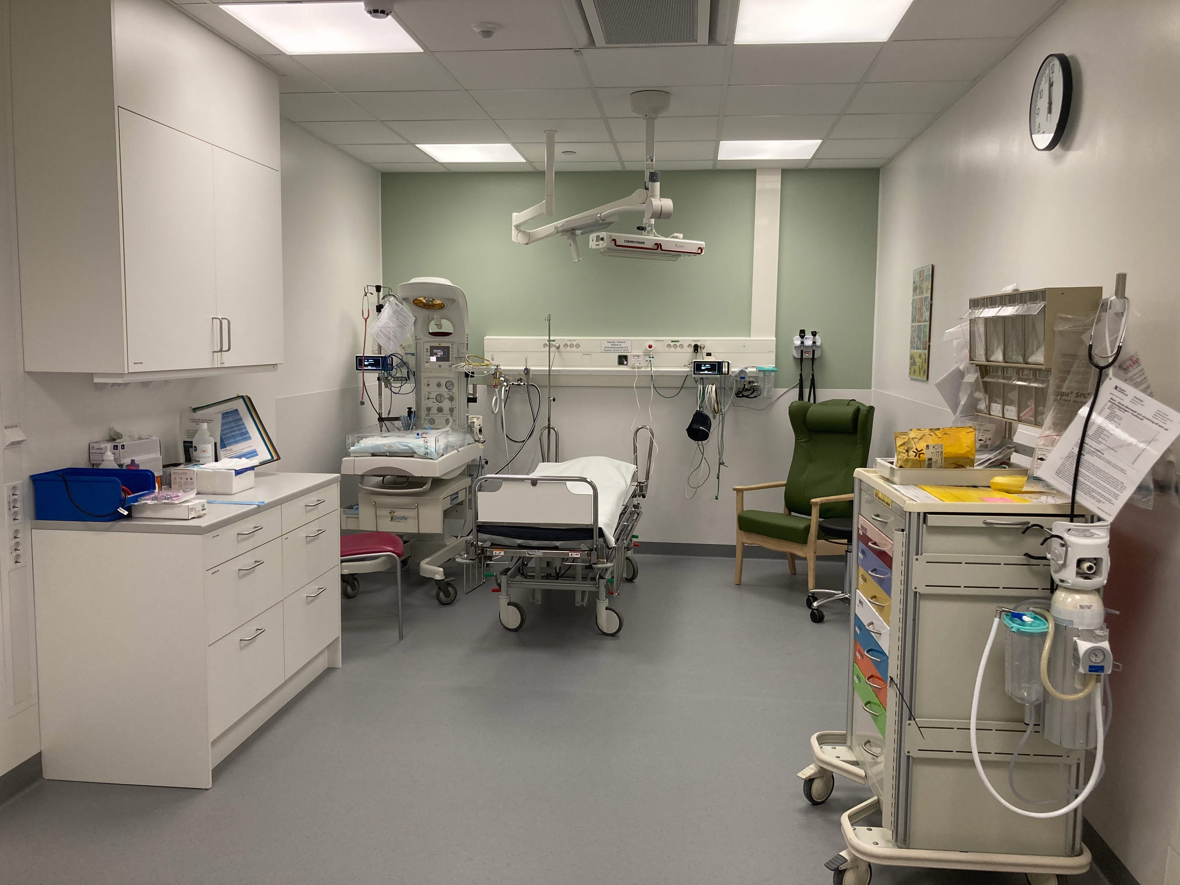 Nytt undersökningsrum akutmoottagning Hudiksvalls sjukhus