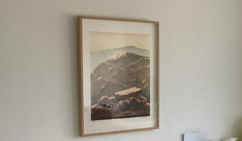Konstverk Landskap med stenar (Okänt år)av Harry Moberg