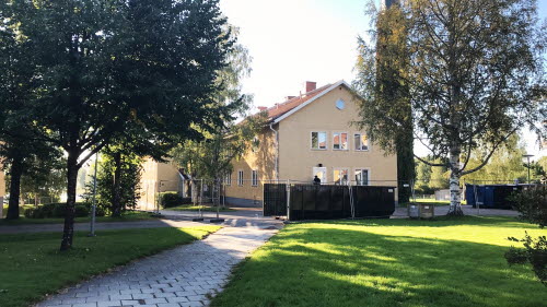Exteriörbild på Bollnäs folkhögskola