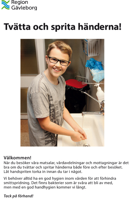 Sprita händerna
