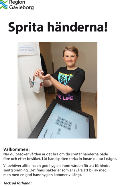 Sprita händerna