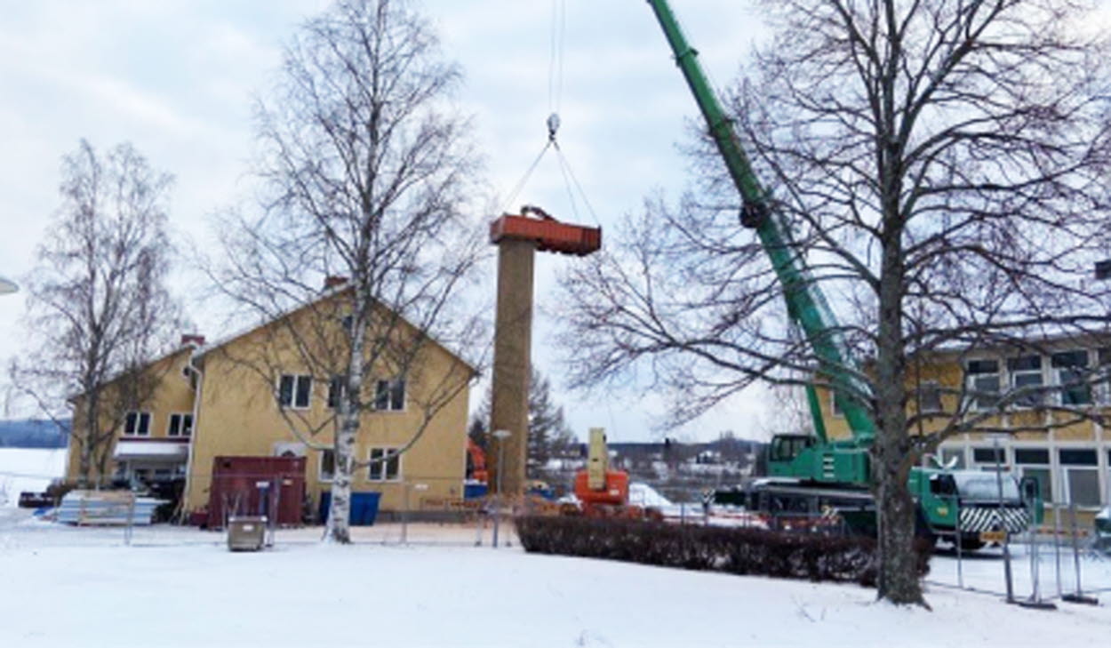 Exteriörbild på Bollnäs folkhögskola