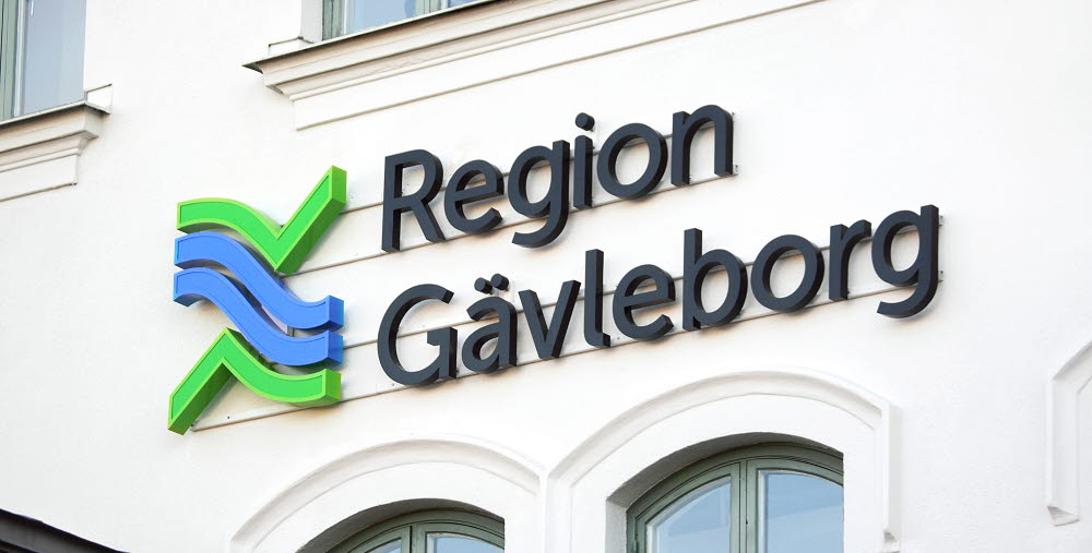 Regionledningskontoret, fasadskylt.