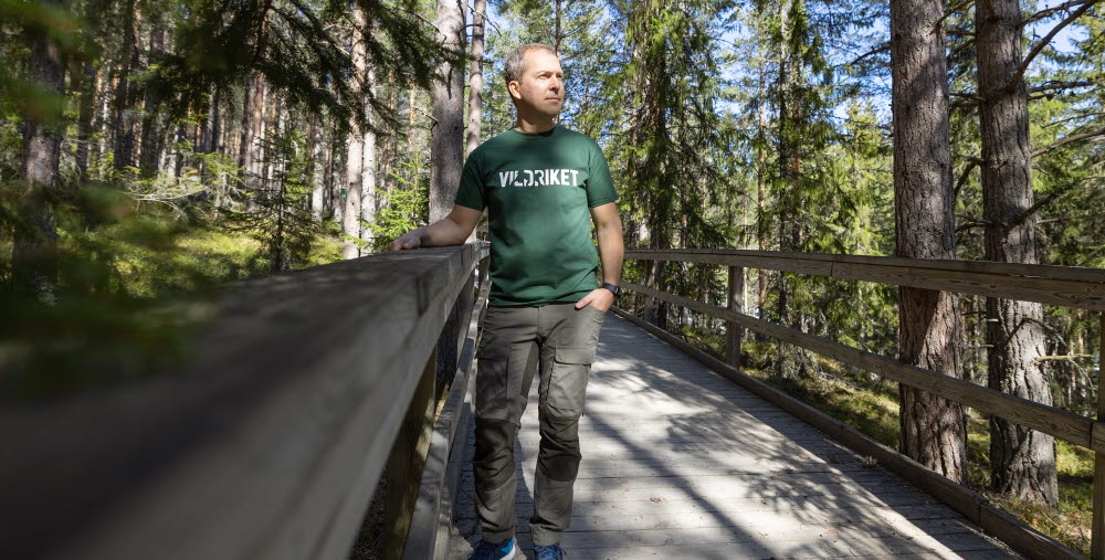 Jens Larsson, vd på Vildriket.