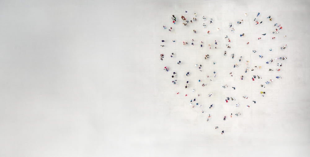 Hjärta av människor