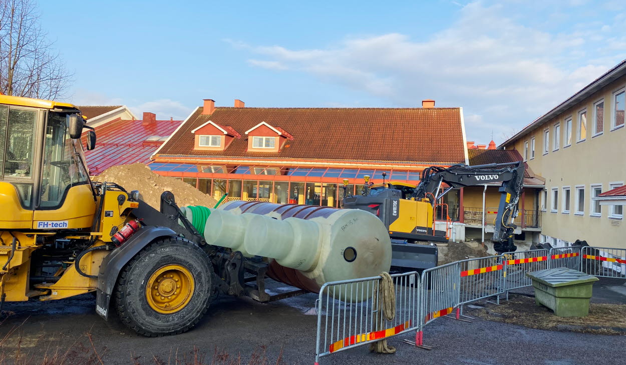 Exteriörbild på Bollnäs folkhögskola